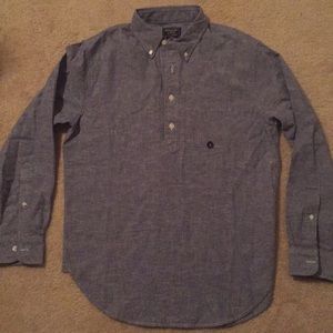 Long sleeve 1/4 button down